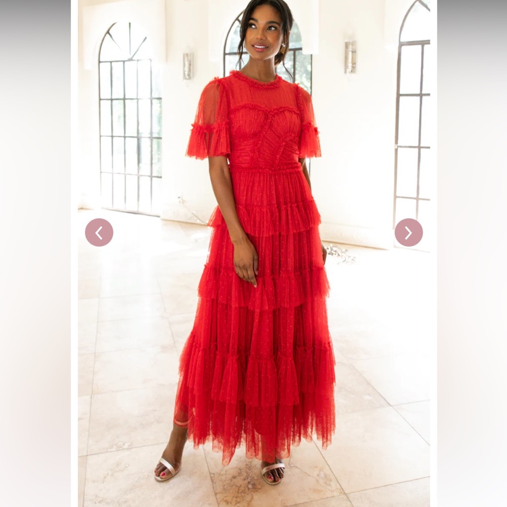 Ivy City Red Tulle Dress